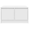 vidaXL Salontafel met lades 70,5x70x40 cm wit