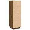 vidaXL Hoge kast 38x35x117 cm massief grenenhout honingbruin