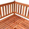 vidaXL Tuinhoekbank met kussens 150 cm massief acaciahout