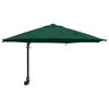 vidaXL Tuinparasol Groen 248 x 248 x 148 cm Polyester en staal