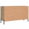 vidaXL Dressoir 100x36x60 cm bewerkt hout artisanaal eikenkleurig