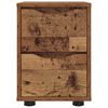 vidaXL Nachtkastjes 2 pcs Oud Hout 30,5 x 30 x 43 cm Bewerkt hout