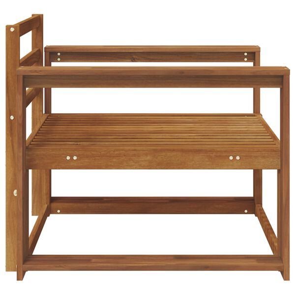 vidaXL Buiten Midden Sofa Massief Acaciahout Naturel