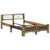 vidaXL Bedframe massief gerecycled hout 140x200 cm
