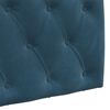 vidaXL Hangend Hoofdeinde Wandgemonteerd Blauw 210 x 55 x 7 cm Fluweel