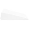 vidaXL Wedge Kussen Effen Wit 69 x 64 x 19 cm