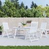 vidaXL Stoelkussens 4 st bladpatroon 40x40x3 cm stof