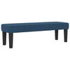 vidaXL Boxspringbed met matras met hoofdeinde Blauw 180 x 200 cm Stof