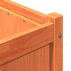 vidaXL Plantenbak 90x50x70 cm massief grenenhout wasbruin
