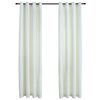 vidaXL Gordijn verduisterend met ringen 2 st 140x175 cm fluweel cr&egrave;me