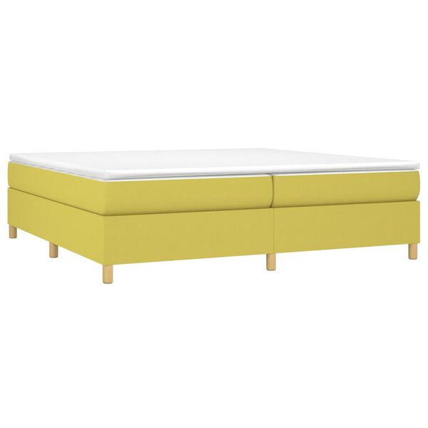 vidaXL Boxspring bed 200x200 cm stof groen