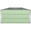 vidaXL Plantenbak Pastelgroen 195 x 100 x 45 cm Gegalvaniseerd staal