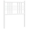 vidaXL Vervangend hoofdbord 75 cm metaal wit