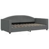 vidaXL Slaapbank 100x190 cm stof donkergrijs