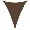 vidaXL Zonnezeil 160 g/m&sup2; 3x4x4 m HDPE bruin