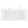 vidaXL Papieren zakken 250 st met hengsels 26x12x35 cm wit