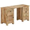 vidaXL Bureau 140x50x77 cm massief mangohout