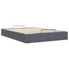 vidaXL Ottoman bedframe zonder matras 140x190 cm fluweel donkergrijs