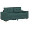 vidaXL Loveseat Bank Donkergroen 180x77x82 cm Stof