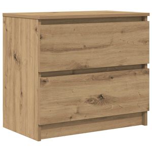 vidaXL Tv-meubel 60x35x54 cm bewerkt hout artisanaal eikenkleur