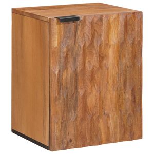 vidaXL Badkamer Hangkast Bruin 38 x 33 x 48 cm Massief Mango Hout