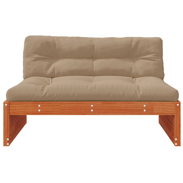 vidaXL Tuin Midden Sofa Massief grenenhout Wasbruin