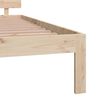 vidaXL Bedframe massief hout 180x200 cm