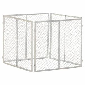 vidaXL Compostbak 85x85x70 cm gegalvaniseerd staal
