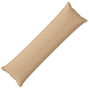 vidaXL Kussensloop HOUTEN Cr&egrave;mekleurig 40 x 145 cm Faux Linnen