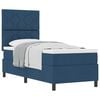 vidaXL Boxspringbed met hoofdeinde Blauw 80 x 200 cm Stof