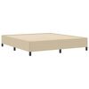 vidaXL Bedframe Grijs groen 180 x 200 cm Katoenen stof