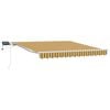 vidaXL Uitschuifbare luifel Meerkleurig 350 x 250 cm Stof en Aluminium