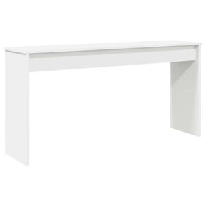 vidaXL Keyboardstand Wit 130 x 32 x 64 cm Bewerkt hout