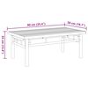 vidaXL Salontafel 90x50x35 cm bamboe