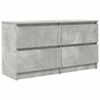 vidaXL Tv-meubel 100x35x54 cm bewerkt hout betongrijs