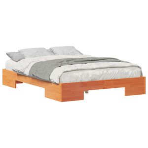 vidaXL Bedframe Bruin 135 x 190 cm
