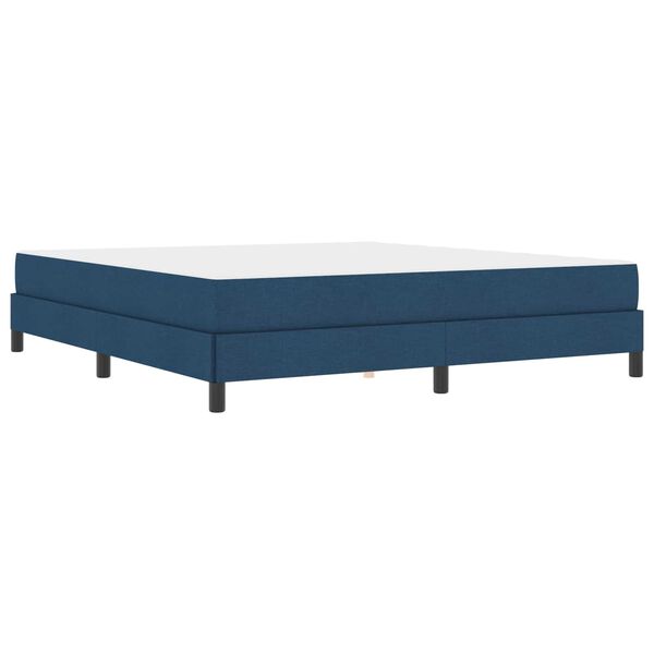 vidaXL Boxspringbed met matras Blauw 180 x 200 cm Stof