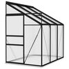 vidaXL Tuinkas 3,97 m&sup3; aluminium antracietkleurig