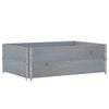 vidaXL Palletopzetranden 2 st 120x80 cm massief grenenhout grijs