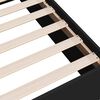 vidaXL Bedframe bewerkt hout zwart 120x190 cm