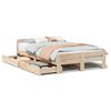 vidaXL Bedframe zonder matras massief grenenhout 120x200 cm