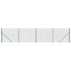 vidaXL Draadgaashek met flens 1,6x10 m groen
