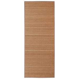 vidaXL Tapijt rechthoekig 120x180 cm bamboe bruin