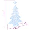 vidaXL Kerstboom met 100 LED Koudwit 120 cm Acryl