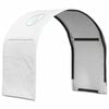 vidaXL Bedtunnel 2 pcs Wit 211 x 52,5 x 2 cm Polyester