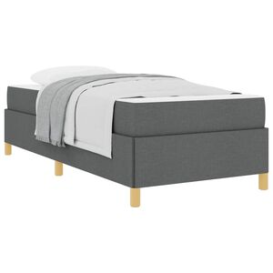 vidaXL Bedframe Donkergrijs 80 x 200 cm Stof