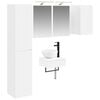 vidaXL Badkamermeubelset 5 st Wit 33 x 34,5 x 160 cm