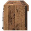 vidaXL Tv-meubelset met LED Oud Hout 100 x 30 x 30 cm Bewerkt hout