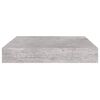 vidaXL Wandschappen 4 st zwevend 23x23,5x3,8 cm MDF betongrijs
