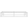 vidaXL Bedframe zonder matras 180x200 cm wit